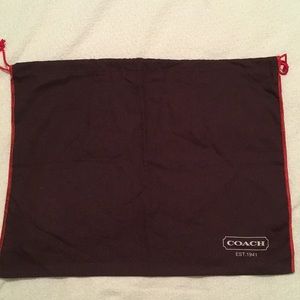 Coach dust bag!